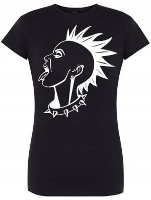 T-Shirt damski nadruk PUNK Rozm.M