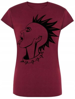 T-Shirt damski nadruk PUNK Rozm.S