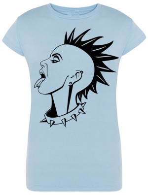T-Shirt damski nadruk PUNK Rozm.S