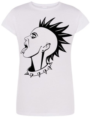 T-Shirt damski nadruk PUNK Rozm.XL