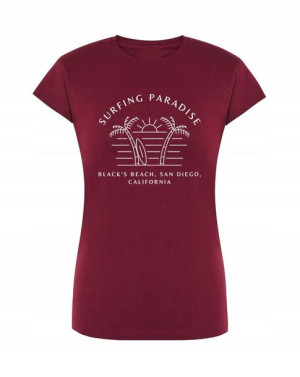 T-Shirt damski nadruk Raj California r.S