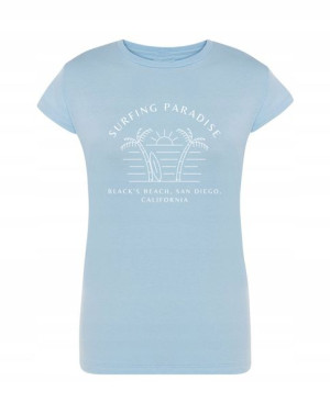 T-Shirt damski nadruk Raj California r.S