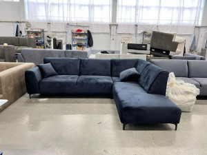 Duży narożnik LUNA do salonu minimalistyczny modny sofa kanapa narożna