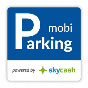 naklejka MOBIPARKING sky cash – na szybę