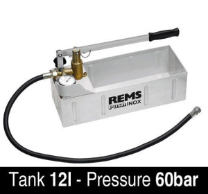 Rems Ręczna Pompa Kontrolna Z Manometrem Push Inox