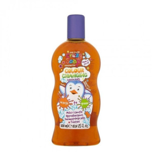 Kids magiczny płyn do kąpieli zmienia kolor wody z pomarańczowej na zieloną
