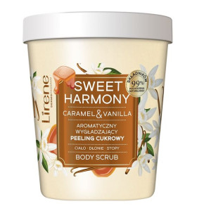 Lirene aromatyczny wygładzający peeling cukrowy Caramel & Vanilla 200g