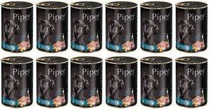 Karma mokra psa PIPER jagnięcina D Noteci 12x 800g