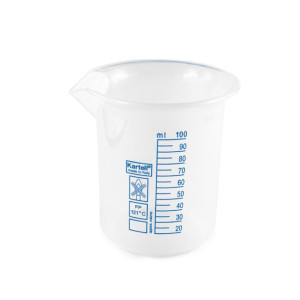Zlewka polipropylenowa z malowaną podziałką 100ml