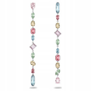 SWAROVSKI - kolczyki Gema Long Multicolored RHS
