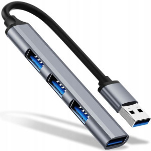 Adapter Rodzielacz Rozgałęźnik Hub 4x Usb-a 3.0
