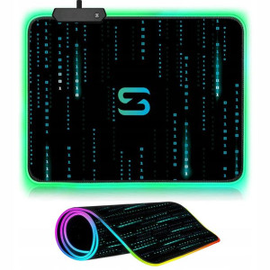 Gamingowa Podkładka Pod Mysz Na Biurko Rgb Led