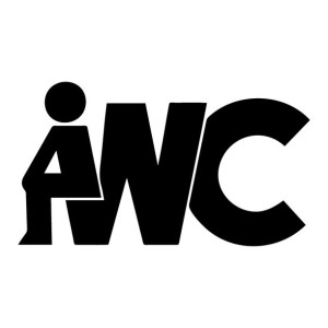Naklejka WC na szybę 10 cm