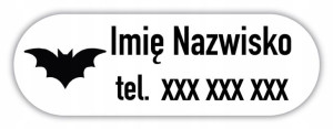 Naprasowanki imienne dla dzieci v17, 32 szt.