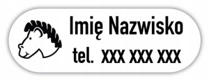 Naprasowanki imienne dla dzieci v21, 32 szt.