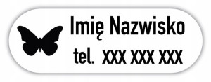 Naprasowanki imienne dla dzieci v26, 32 szt.