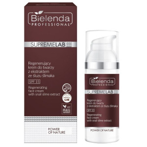 Bielenda SPF15 regenerujący krem do twarzy z ekstraktem ze śluzu ślimaka 50