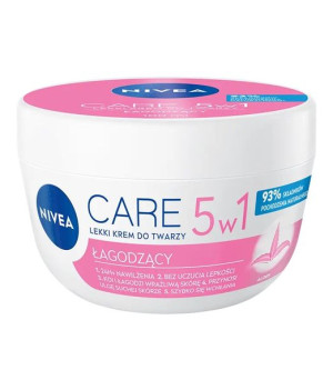 Nivea Care 5w1 łagodzący lekki krem do twarzy 100ml