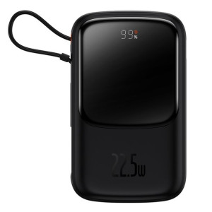 Baseus Power Bank Qpow 22,5w 10000mah Czarny