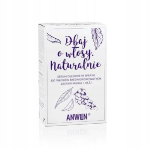 Anwen Zestaw MASKA + OLEJ do średniej porowatości