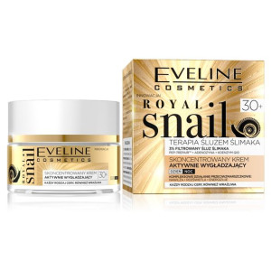 Eveline Royal Snail 30+ skoncentrowany krem aktywnie wygładzający 50ml