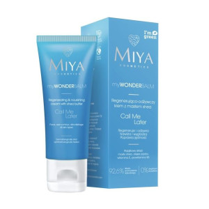 Miya Cosmetics regenerująco-odżywczy krem do twarzy z masłem shea 75ml