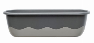 Doniczka 11L samonawadniająca 60x20x18cm antracyt MARETA
