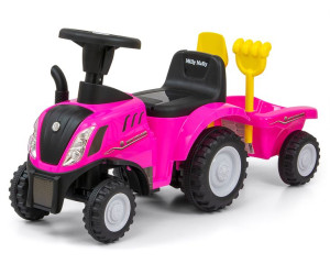 JEŹDZIK PCHACZ PREZENT SUPER Pojazd New Holland T7 Traktor Pink