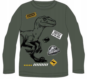 Koszulka Tshirt Bluzka Jurassic World Dł Rękaw 128