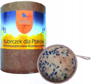 Kubeczek z Karmą dla DZIKICH Ptaków TURDUS PL261F