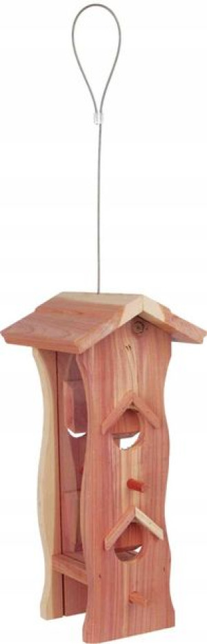 Karmnik dla ptaków cedrowy 12×29 ×14cm TX-55841
