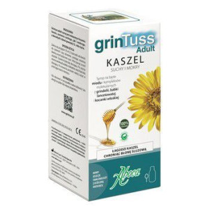 Aboca, Grintuss Adult, syrop kaszel suchy mokry, na bazie miodu, 128 g