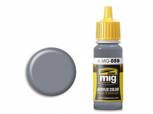 Farba akrylowa Grey FS36251 A.MIG059 AMMO Mig