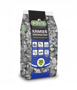 BIOVITA Grys Czarny BAZALT 15-22mm 20kg