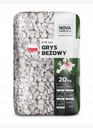 Grys beżowy CREAM 8-16mm 20kg