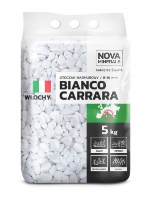 Otoczak biały BIANCO CARRARA 12-16mm 20kg