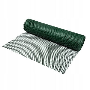 Siatka ogrodzeniowa 15x15mm 1x25m AS-HEX15151025GR