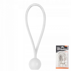Zestaw Gum z Kulką BIAŁE 10sztX15cm BCB-0515WH-B