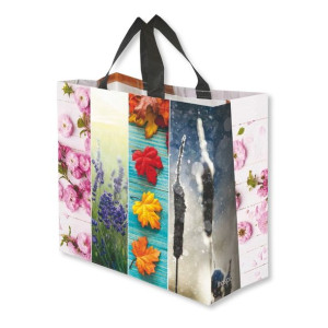 Torba Na Zakupy 36L 45X20X40 4 Pory Roku 1Szt