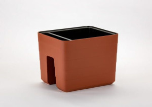 Doniczka na balustradę 5,5l Terakota, 30x26cm Berberis