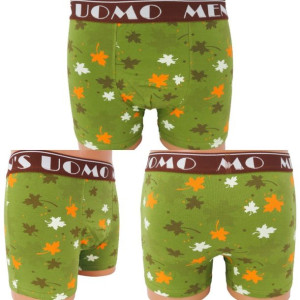 Bokserki Męskie 1szt K. Zielony (xl)