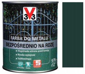 V33 Farba Bezpośrednio Na Rdzę Szarozielona 0.75l