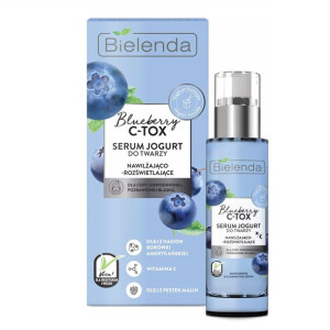 Bielenda Blueberry C-TOX serum jogurt do twarzy nawilżająco-rozświetlające