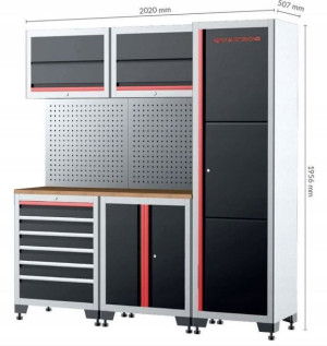 Zestaw Meble Warsztatowe 2020x507x1956 8 Szt.
