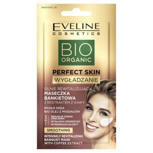 Eveline Bio Organic Perfect Skin silnie rewitalizująca maseczka z kawą 8ml