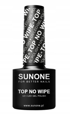 Sunone Top No Wipe Lakier Hybrydowy 5ml Uv/led