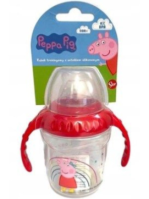 Kubek treningowy z ustnikiem Świnka Peppa 250 ml