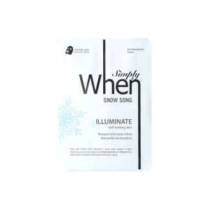 Simply When Snow Song Illuminate rozjaśniająca maska do twarzy 23ml