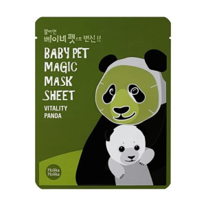HOLIKA HOLIKA Baby Pet Magic  Vitality Panda witalizująca maska w płachcie