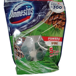 Domestos Power 5 zawieszka do WC 5 szt  Pine
